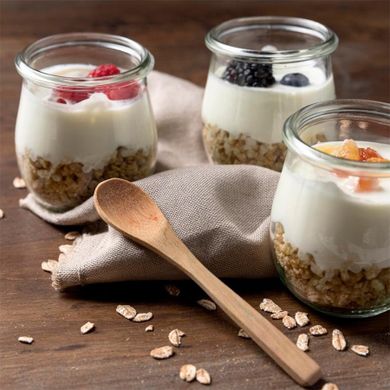 Orion, słoik na jogurt i desery, 200 ml, 12 szt.