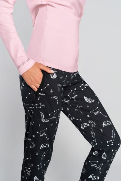 Piżama damska, różowa, Umbra, Italian Fashion