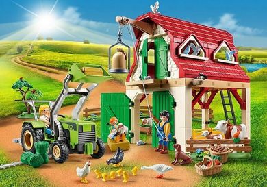 Playmobil, Country, Gospodarstwo rolne z hodowlą małych zwierząt, 70887