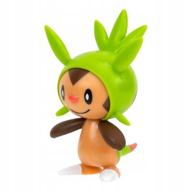 Pokemon, Clip'N'Go, Seria 14, zestaw Poke Ball z figurką Chespin