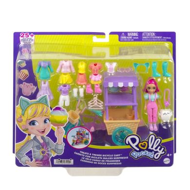 Polly Pocket, Modne mobilne stoisko, zestaw z laleczką i akcesoriami