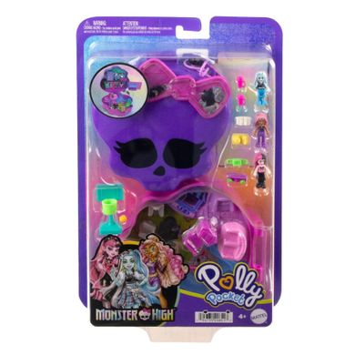 Polly Pocket, Monster High, zestaw kompaktowy z laleczkami i akcesoriami