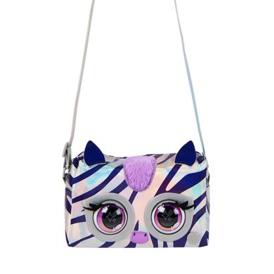 Purse Pets, interaktywna metaliczna torebka, Magic Zebra