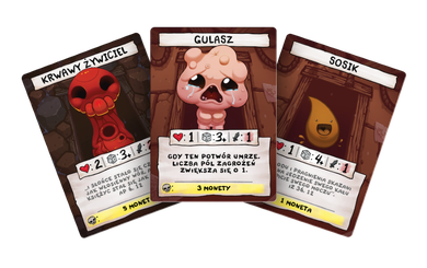 Rebel, The Binding of Isaac: Cztery dusze, gra karciana