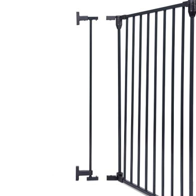 Ricokids, kojec dla dzieci, metalowy, 6-paneli, czarny