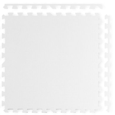 Ricokids, mata piankowa, puzzle, biało-szare, 4 elementy, 60-60 cm