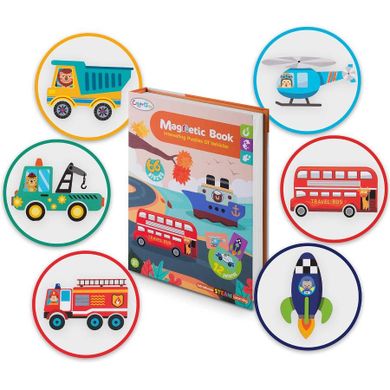 Ricokids, Pojazdy, układanka magnetyczna, puzzle