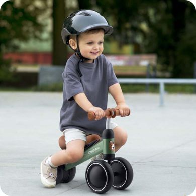 Ricokids, rowerek biegowy dla dzieci, trójkołowy, zielony