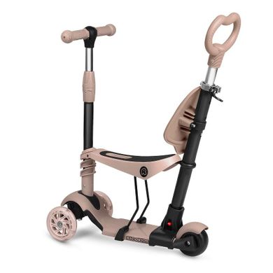 Ricokids, Todi, hulajnoga 3-kołowa, beżowa