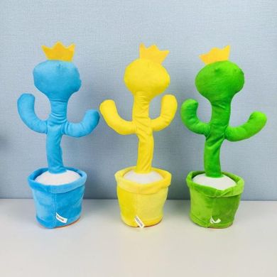 Roblox, Rainbow Friends, tańcząca i śpiewająca maskotka, zabawka interaktywna, zielona