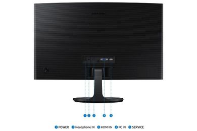 Samsung, LS24D360GAUXEN, monitor LED, czarny, 24", 100 Hz