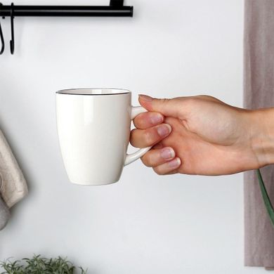 Siaki Collection, kubek, porcelanowy, biały, 200 ml