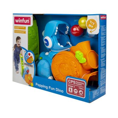 Smily Play, dinozaur, pchacz z piłeczkami