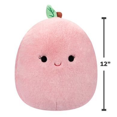 Squishmallows, Fuzzamallows, Phyllis, Peach, brzoskwinka, maskotka, 30 cm