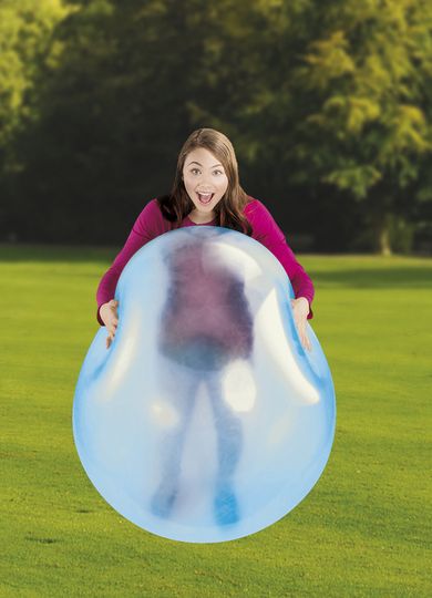 Super Wubble, bańkopiłka bez pompki, niebieska