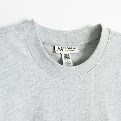 Szary t-shirt basic NOWEAR