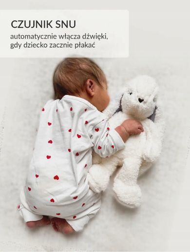 Szumisie, Szumiś Królik z lampką 5w1, ecru, 30 cm