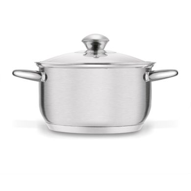 Tadar, garnek stalowy z pokrywką 18 cm, 2.6l, Cori