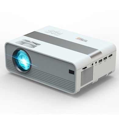 Technaxx, mini projektor, rzutnik HD, LED, 3W, biało-szary