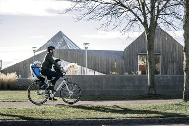 Thule, Yepp Nexxt Mini, fotelik rowerowy, niebieski