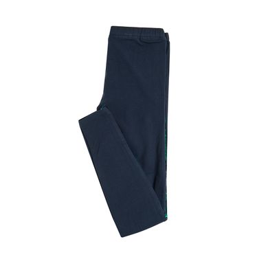 Tom Tailor, Legginsy dziewczęce, granatowe, cekinowe lampasy