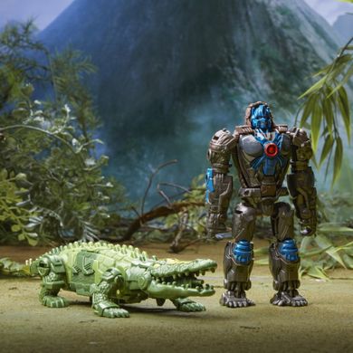 Transformers, Rise of the Beasts, Beast Combiner, Optimus Primal i Skullcruncher, figurki, 13 cm, 2 szt.