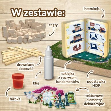 Trefl, Buduj z cegły, Travel, Pagoda, zestaw kreatywny, 160 elementów