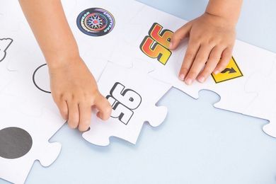 Trefl, For Fun Everyone, Auta, puzzle sensoryczne, 15 elementów