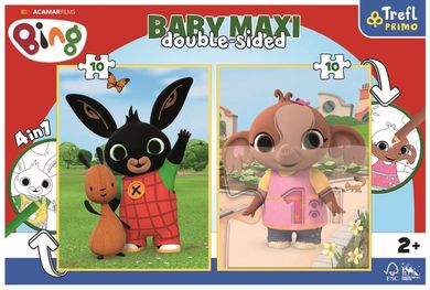 Trefl, Primo, Bing, Królik Bing, puzzle maxi, 2-10 elementów