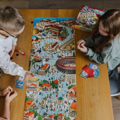 Trefl - Spy Guy Roma - Gioco Da Tavolo Collaborativo Per Famiglie - 5+ Anni - Osservazione