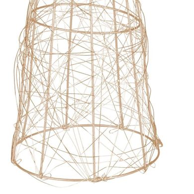 Vilde, choinka świecąca stożek, złota, 30 LED, 60 cm