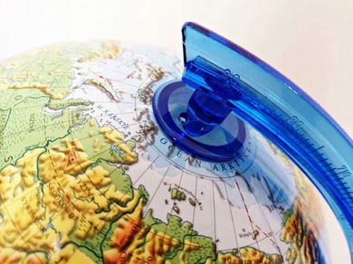 Zachem, globus fizyczny 3D, podświetlany, średnica 25 cm