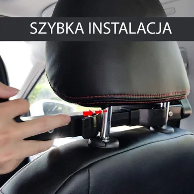Zagłówek boczny do spania w samochodzie