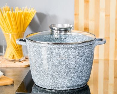 Zilner, garnek marmurowy, 10l, 28 cm