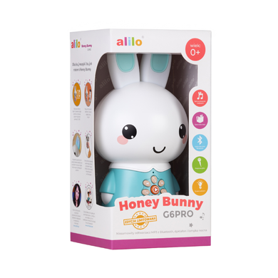 Alilo, Króliczek Honey Bunny, G6PRO, zabawka interaktywna, turkusowa