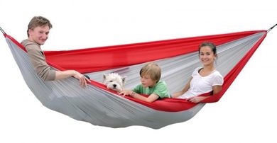 Amazonas, hamak turystyczny, rodzinny silk traveller XXL, 3 20-230 cm