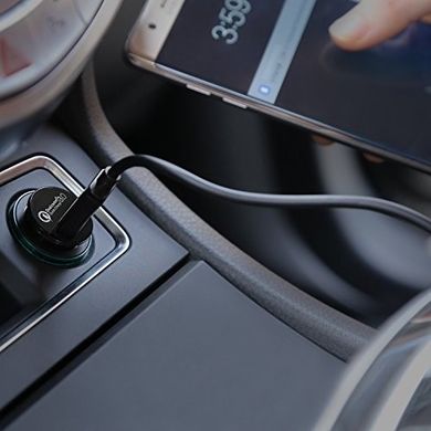 Aukey, ładowarka samochodowa USB, CC-T13 (USB, kolor czarny)