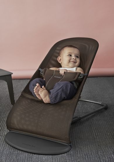 BabyBjörn, Bliss Mesh, leżaczek, brązowy