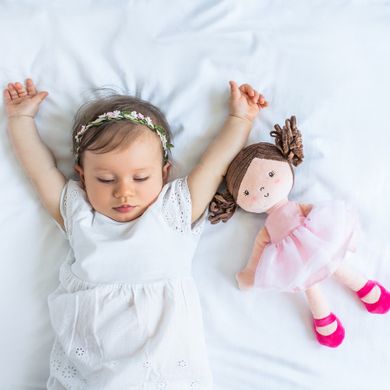 BabyOno, lalka Lena, maskotka, różowa