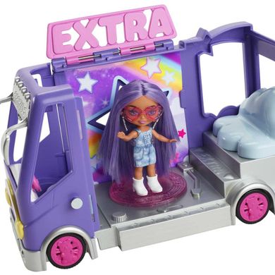 Barbie, Extra Minibus koncertowy + Lalka Mini Minis, zestaw do zabawy