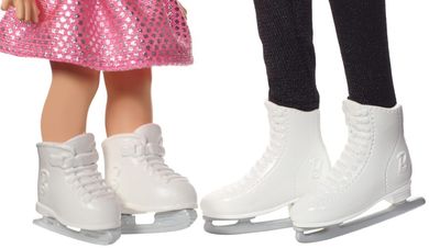Barbie, Łyżwiarka, lalka, mini-laleczka i akcesoria