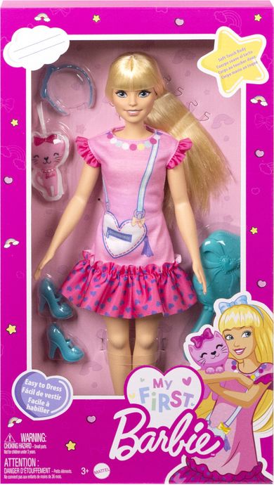 Barbie, Moja Pierwsza Barbie, zestaw z lalką i kotkiem