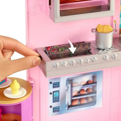 Barbie, Restauracja, zestaw z lalką i akcesoriami