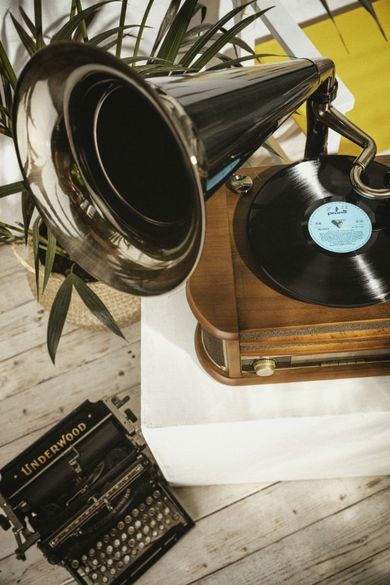 Camry, gramofon z tubą z CD/MP3/USB/nagrywaniem
