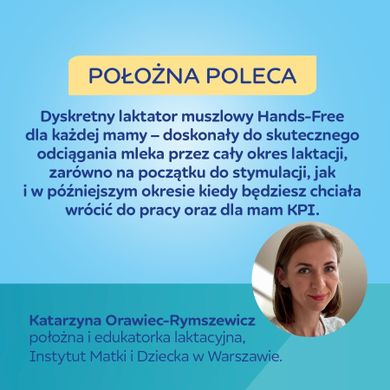 Canpol babies, Hands-Free, laktator muszlowy, pojemność 120 ml
