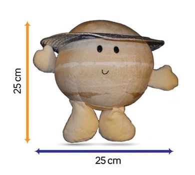 Celestial Buddies Planety, Pluszowa planeta, Saturn, maskotka, 25 cm