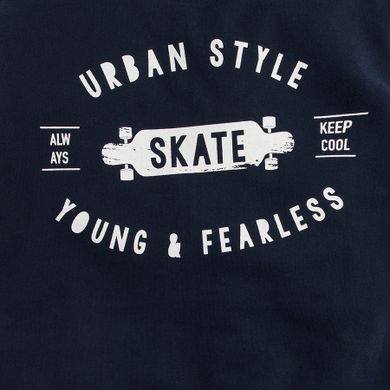 Cool Club, Bluza bomberka chłopięca, granatowo-szara, Urban Style Skate