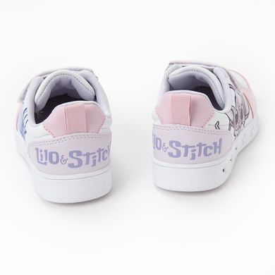 Cool Club, Buty sportowe dziewczęce, białe, świecąca podeszwa, Lilo i Stitch