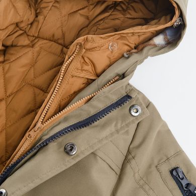 Cool Club, Kurtka chłopięca z kapturem, 3w1, khaki, brązowa