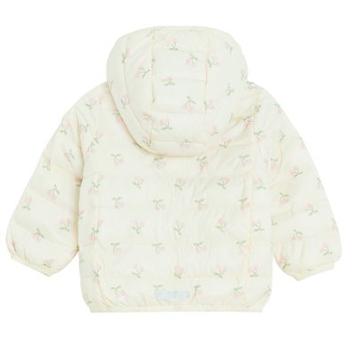 Cool Club, Kurtka dziewczęca z kapturem, ecru
